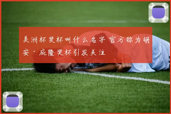 美洲杯奖杯叫什么名字 官方称为胡安·庇隆奖杯引发关注